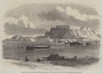 Die Stadt und Festung Peterwardein an der Donau